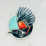 Dear Darlington Red-Winged Blackbird Sticker