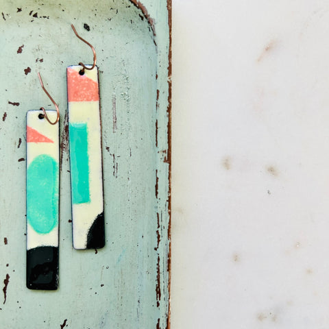 Rectangle Mod Earrings