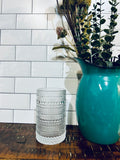 Clear Hobnail Drinking Glasses