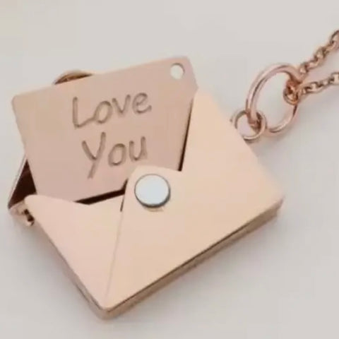 Love Letter Rose Gold Locket