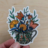 Teacup Bouquet Sticker