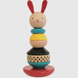 Wooden Rabbit Toy Stacker