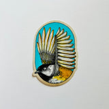 Dear Darlington Flying Chickadee Sticker