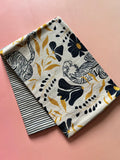 Tiger Tiger Cotton Tea Towel – Jungle Botanical Design