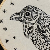 Raven Embroidery Kit