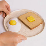 Ceramic Salt & Pepper Egg Tea Light Candle Holder