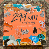 299 Cats (and a Dog) 300 Piece Cluster Puzzle