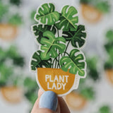 Plant Lady Vinyl Sticker