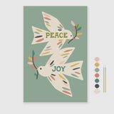 Peace Birds Meditative Art Paint By Number Kit