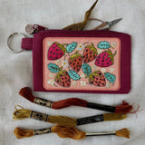 Strawberries Keyring Wallet