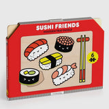 Sushi Friends: Wooden Tray Puzzle