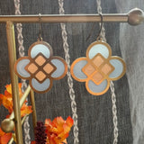 Clover // Stained Glass Resin Earrings