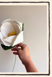 Felt Magnolia-White