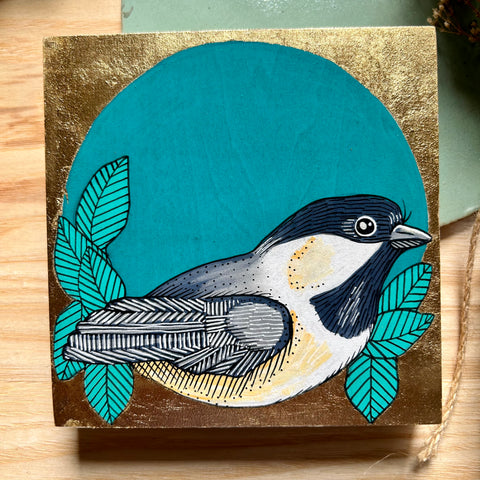 Dear Darlington Original Illustration: Chickadee