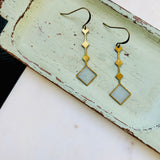 Deco Stained Glass Resin Earrings