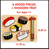 Sushi Friends: Wooden Tray Puzzle