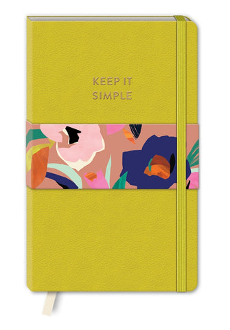“Keep It Simple” Vegan Leather Notebook