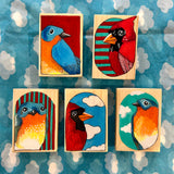 Mini Bird Block Illustrations