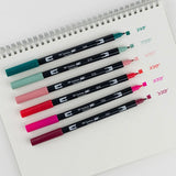 Dual Brush Pens-Very Berry