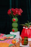 Stacked Olives Vase