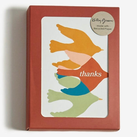“Thanks” Birds Boxed Set of Notecards