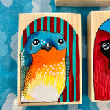 Mini Bird Block Illustrations