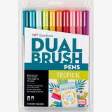 Dual Brush Pens-Tropical