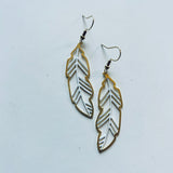 Dear Darlington Bird Feather Earrings-2 Colors Available