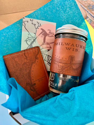 Milwaukee Map Travel Gift Set