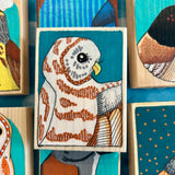 Mini Bird Block Illustrations