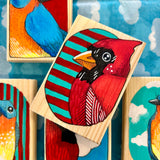 Mini Bird Block Illustrations