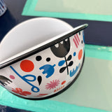 Lisa Congdon x CCH Black Tulip Enamelware Sm. Serving Bowl