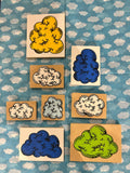 Mini Clouds-original artwork by Dan Duffy