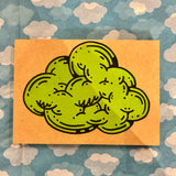 Mini Clouds-original artwork by Dan Duffy