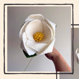 Felt Magnolia-White