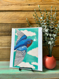 Bluebird & A Blue Blue Sky Print