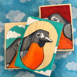Mini Bird Block Illustrations