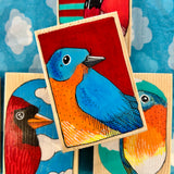 Mini Bird Block Illustrations