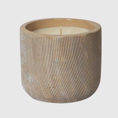 Metallic Brushed Concrete Candles