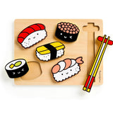 Sushi Friends: Wooden Tray Puzzle