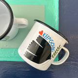 Lisa Congdon x CCH Keep Going Enamelware  16 oz Large Mug