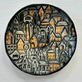 City Skyline Round Platter