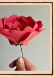 Felt Peony
