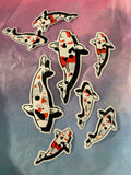 Jeremy Novy Koi Fish Sticker Sets