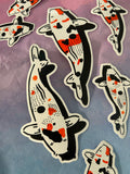 Jeremy Novy Koi Fish Sticker Sets