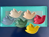 Bird Shaped Pinch Bowl Set of 6