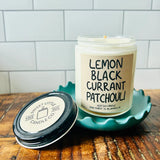 Lemon Black Currant Patchouli Soy Candle