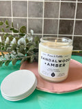 Sandalwood & Amber Soy Candle