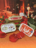 Tinned Fish Candle  Smoked Rose Water Handmade Soy Wax