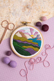 Highland Hike Mini Embroidery Kit | Beginner Craft Kit